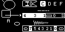 Brother Singer 3860 Sewing Machine — Screen 15662, a U8g2 interface for a 128×64 display