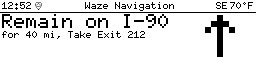 TIDS — Screen 74208, a freestyle interface for a 256×64 display