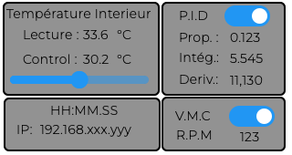 EspDemo1 — Screen 80139, a LVGL interface for a 320×170 display
